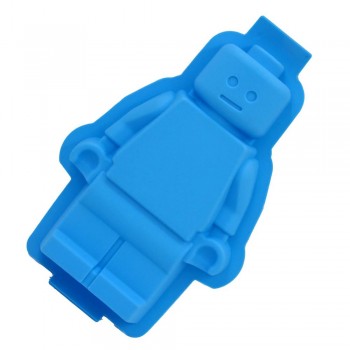 1PC Fondant Silicone Cake Lego Mold Super Big Silicone Robot Mould Sugar Craft and Gum Paste Decorating Tools 30X19.5X4CM