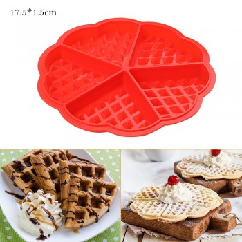 HILIFE for Oven High-temperature Baking   Heart Shape Silicone Waffle Mold Cake Mould Non-stick Kitchen Bakeware