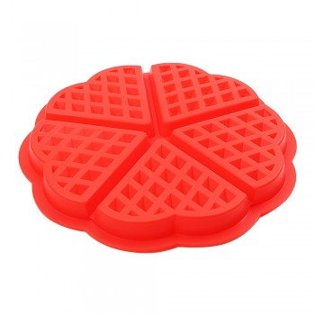 HILIFE for Oven High-temperature Baking   Heart Shape Silicone Waffle Mold Cake Mould Non-stick Kitchen Bakeware