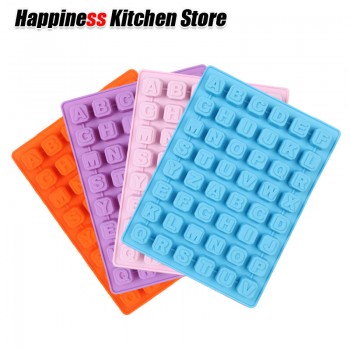 Baking Tools Cake LETTER Mold Silicone Chocolate Alphabet Mold Form For Ice Cube DIY Gift Maker Mould