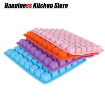 Baking Tools Cake LETTER Mold Silicone Chocolate Alphabet Mold Form For Ice Cube DIY Gift Maker Mould