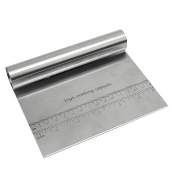 New Arrival graduated Kitchen Dough Cutter Scraper Dough Knife Divider Flour Pastry Cake Pizza Cutting Tools Stainless Steel