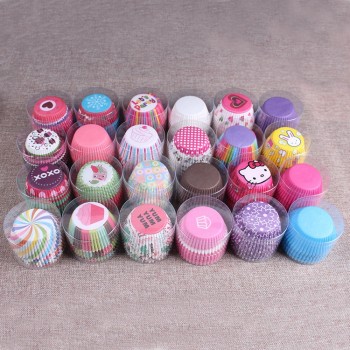 100PCS Muffins Paper Cupcake Wrappers Baking Cups Cases Muffin Boxes Cake Cup Decorating Tools Kitchen Cake Tools