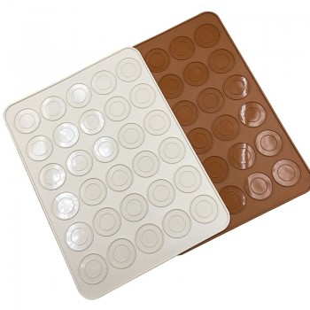 Hot Silicone Silicone Baking Mat Macaron Macaroon Pastry Oven Baking Mould Sheet Mats 30-Cavity DIY Mold 9 DE27 For Drop
