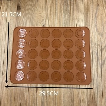 Hot Silicone Silicone Baking Mat Macaron Macaroon Pastry Oven Baking Mould Sheet Mats 30-Cavity DIY Mold 9 DE27 For Drop