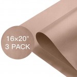 3Pcs/Set 40*60cm Baking Mat Reusable Teflon Sheet Heat Resistant Craft Mat Oil Proof Paper Non Stick Baking Mat BBQ Baking Tools