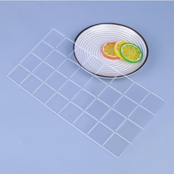 DIY Cake Plastic Transparent Texture Lattic Mat Cake Border Decorating Tools Cake Mold Fondant Gumpaste Stencil Molds Moulds