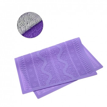Lace Silicone Mat Chocolate Mold Fondant Cake Mold DIY Baking Decorating Tools Kitchen Bakeware Cake Tools E5M1