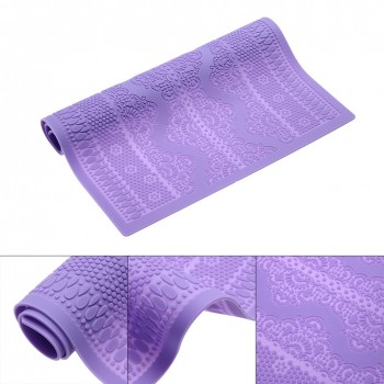 Lace Silicone Mat Chocolate Mold Fondant Cake Mold DIY Baking Decorating Tools Kitchen Bakeware Cake Tools E5M1