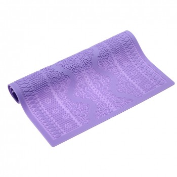 Lace Silicone Mat Chocolate Mold Fondant Cake Mold DIY Baking Decorating Tools Kitchen Bakeware Cake Tools E5M1