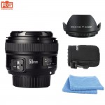 YONGNUO YN 50mm f/1.8 AF Lens YN50mm Aperture Auto Focus Large Aperture for Nikon DSLR Camera as AF-S 50mm 1.8G Free lens bag