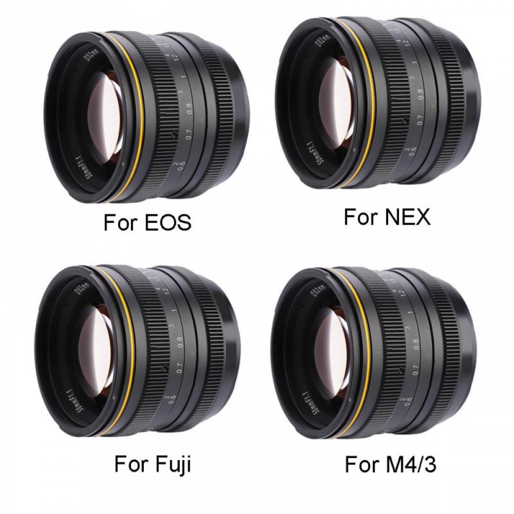 Kamlan 50mm f1.1 APS-C Large Aperture Manual Focus Lens for Mirrorless Cameras