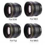 Kamlan 50mm f1.1 APS-C Large Aperture Manual Focus Lens for Mirrorless Cameras