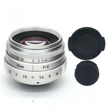 new arrive FUJIAN 35mm f1.6 C mount camera CCTV Lens II for M4/3 / MFT Mount Camera amp; Adapter  free shipping