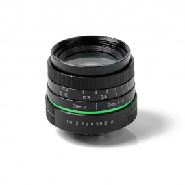 New green circle 25mm F/1.8 Manual Focus Multi-coated APS-C Camera Lens for Canon  Camera