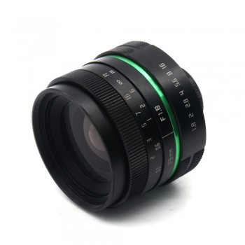 New green circle 25mm F/1.8 Manual Focus Multi-coated APS-C Camera Lens for Canon  Camera