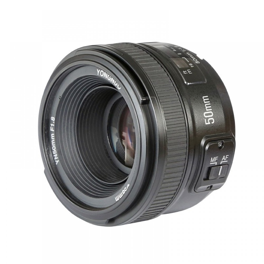 New Yongnuo YN50mm YN MF 50mm f/1.8 AF Prime Lens Auto Manual Focus AF MF for Nikon D7100 D3200 D3300 D5300 D90 DSLR Camera