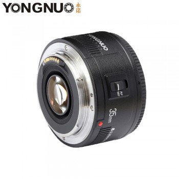 YONGNUO 35mm Lens YN35mm F2 Lens 1:2 AF/MF Wide-Angle Fixed Focus / Large Aperture Auto Zoom Lens For Canon EF Mount EOS Camera