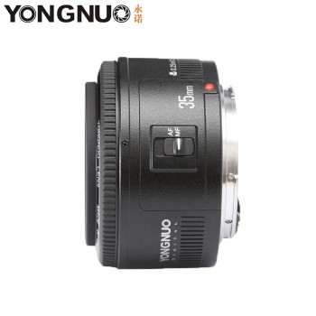 YONGNUO 35mm Lens YN35mm F2 Lens 1:2 AF/MF Wide-Angle Fixed Focus / Large Aperture Auto Zoom Lens For Canon EF Mount EOS Camera