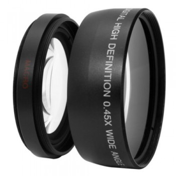 FOTGA 58mm 0.45x Wide Angle Macro Conversion Lens 0.45x 58 For CANON NIKON SONY 58MM LENS