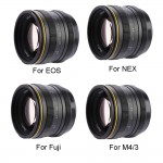 Kamlan 50mm f1.1 APS-C Large Aperture Manual Focus Lens for Mirrorless Cameras Professional High Quality New 2018