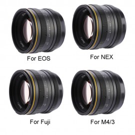 Kamlan 50mm f1.1 APS-C Large Aperture Manual Focus Lens for Mirrorless Cameras Professional High Quality New 2018