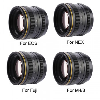 Kamlan 50mm f1.1 APS-C Large Aperture Manual Focus Lens for Mirrorless Cameras Professional High Quality New 2018
