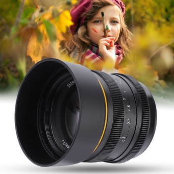 Kamlan 50mm f1.1 APS-C Large Aperture Manual Focus Lens for Mirrorless Cameras Professional High Quality New 2018