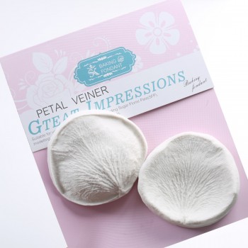 Rose petals veiner Sugar tool Meridians flower silicone cake mold simulation gum paste mould k100
