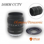 50mm F1.4 CCTV TV Movie lens+C Mount for Olympus Panasonic Micro 4/3 m4/3 G7 G6 G5 G10 G3 GX7 GM5 GH3 GH2 GH1 GX1 GF6 GH4 GF3
