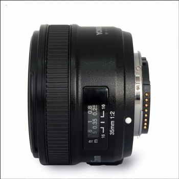 Yongnuo YN35mm F2N lens Wide-angle Large Aperture Fixed Auto Focus Lens+58mm UV filter +lens bag+Lens Hood For Nikon Two Choice