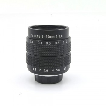 50mm f1.4  Mount CCTV camera Lens for M4/3 EPM1 EPM2 EP5 EPL6 EPL7 E-P3 E-PL3 EM5 EM1 G3 G5 G6 GF3 GH3 GH2 GX1 GX7 free shipping