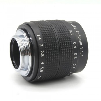 50mm f1.4  Mount CCTV camera Lens for M4/3 EPM1 EPM2 EP5 EPL6 EPL7 E-P3 E-PL3 EM5 EM1 G3 G5 G6 GF3 GH3 GH2 GX1 GX7 free shipping
