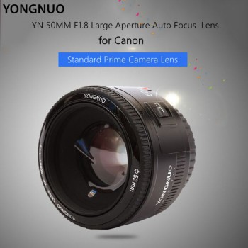 YONGNUO YN50mm f/1.8 AF Lens YN50 Aperture Auto Focus lenses Large Aperture for Canon EOS 60D 70D 5D2 5D3 600d Canon DSLR Camera