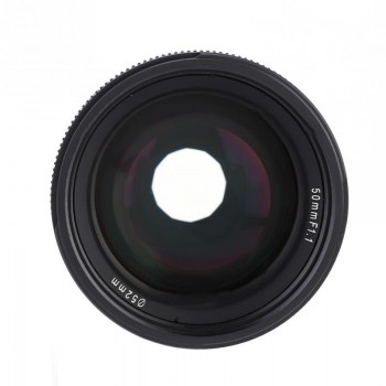 For Kamlan 50mm f1.1 APS-C Large Aperture Manual Focus Lens for Canon EOS-M NEX Fuji X M4/3 Mount APS-C Mirrorless Cameras