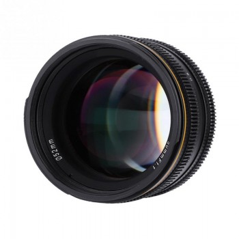 For Kamlan 50mm f1.1 APS-C Large Aperture Manual Focus Lens for Canon EOS-M NEX Fuji X M4/3 Mount APS-C Mirrorless Cameras