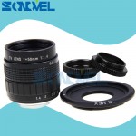 50mm F1.4 CCTV TV Movie lens+C Mount+Macro ring for Sony E Mount Nex-5T Nex-3N Nex-6 Nex-7 Nex-5R A6300 A6100 A6000 A6500 A5000