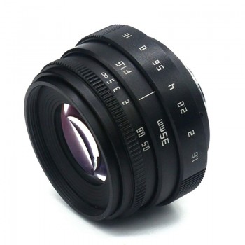 Mini 35mm F1.6 APS-C Television TV Lens/CCTV Lens For 16mm C Mount Camera