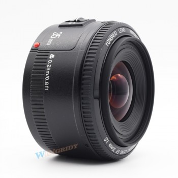 Yongnuo 35mm lens YN35mm F2.0 lens Wide angle Fixed dslr camera Lens For canon 600d 60d 5DII 5D 500D 400D 650D 600D 450D 60D 7D