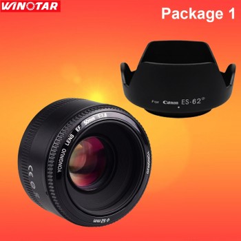 YONGNUO YN50mm f1.8 YN EF 50mm f/1.8 AF/MF Lens Large Aperture Auto Focus for Canon EOS DSLR Cameras