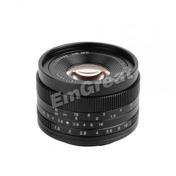 7artisans 50mm F1.8 Large Aperture manual Micro fixed focus Portrait camera lens for Canon EOSM Sony E M4/3 and Fuji FX camera