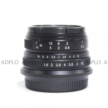 Pixco 25mm F1.8 HD.MC Lens for Sony Nex Camera Micro Four Thirds M4/3 Cameras + Lens cleaning cloth + pen+ lens hood+ cloth bag