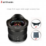 Lentes 7artisans 12mm F2.8 Ultra Wide Angle Lens For E-mount Aps-c Mirrorless Cameras A6500 A6300 A7 Manual Focus Prime Fixed