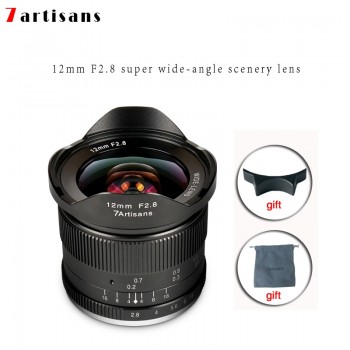 Lentes 7artisans 12mm F2.8 Ultra Wide Angle Lens For E-mount Aps-c Mirrorless Cameras A6500 A6300 A7 Manual Focus Prime Fixed