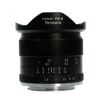 Lentes 7artisans 12mm F2.8 Ultra Wide Angle Lens For E-mount Aps-c Mirrorless Cameras A6500 A6300 A7 Manual Focus Prime Fixed
