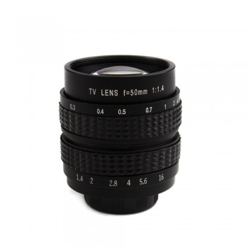 Fujian 50mm F1.4 CCTV Movie Lens C Mount for Panasonic GF5 GF6 G3 G5 G7 GH2 GF3 GX7 GX8H GX8 G7H G7K