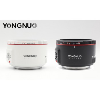 White YN50mm F1.8 II Large Aperture Auto Focus Lens YONGNUO for Canon Bokeh Effect Camera Lens for Canon EOS 70D 5D2 5D3 DSLR