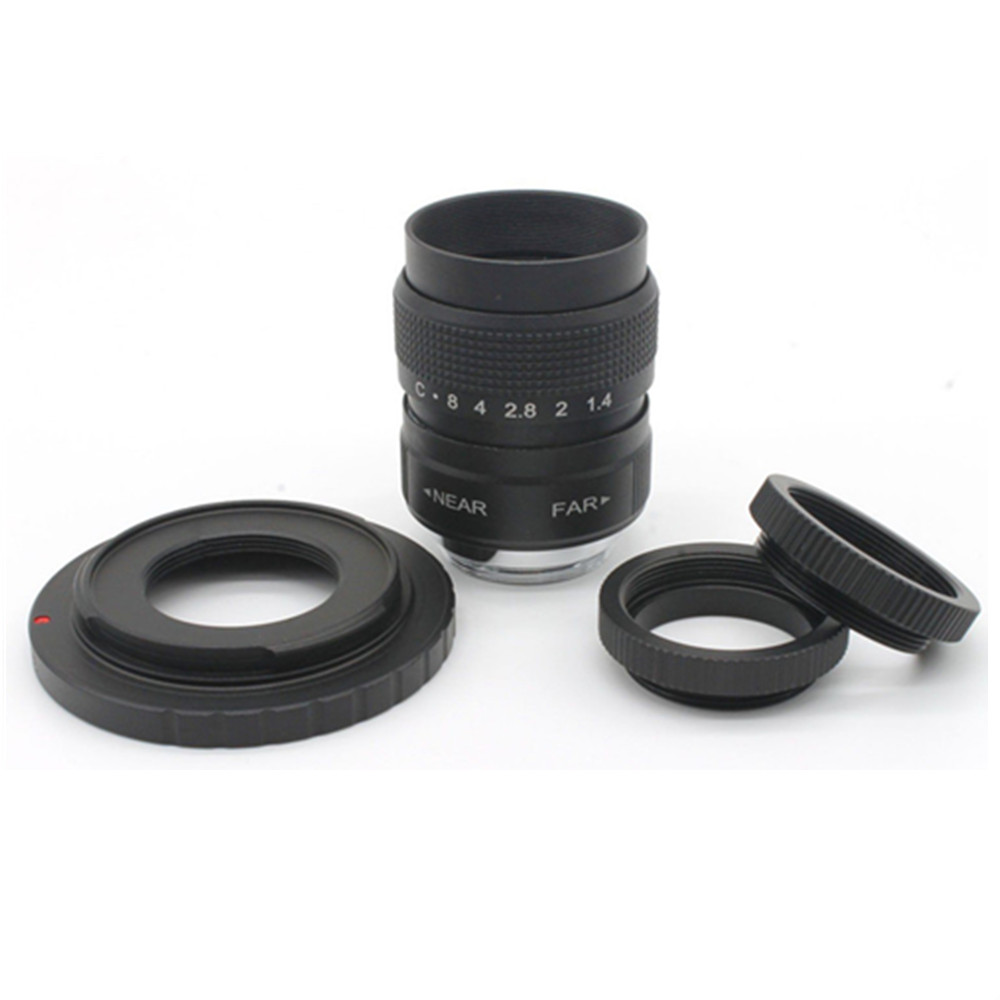 Fujian 25mm F1.4 CCTV TV lens + C Mount for Micro 4/3 m4/3 Panasonic GH5 GH4 GH3 GF3 GF5 GF6 GF7 GF9 G3 G5 GX1 GX7 GX8 GX85