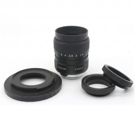 Fujian 25mm F1.4 CCTV TV lens + C Mount for Micro 4/3 m4/3 Panasonic GH5 GH4 GH3 GF3 GF5 GF6 GF7 GF9 G3 G5 GX1 GX7 GX8 GX85