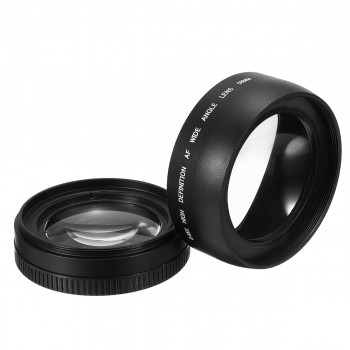 58mm 0.45X Wide Angle Macro Lens For Canon EOS 1000D 1100D 500D Rebel T1i T2i T 3 Camera Lens Part
